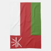 Oman-Flagge Geschirrtuch (Vertikal)