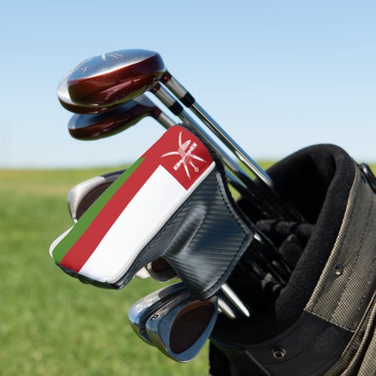 Oman-Flagge Golf Headcover (In Situ)