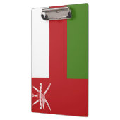 Oman-Flagge Klemmbrett (Links)