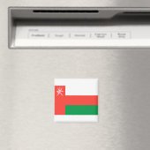 Oman-Flagge Magnet (In Situ (Geschirrspüler))