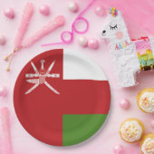 Oman-Flagge Pappteller (Party)