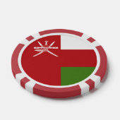Oman-Flagge Pokerchips (Einzeln)