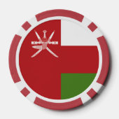 Oman-Flagge Pokerchips (Rückseite)