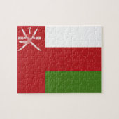 Oman-Flagge Puzzle (Horizontal)