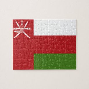 Oman-Flagge Puzzle