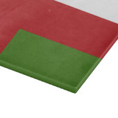 Oman-Flagge Schneidebrett (Ecke)