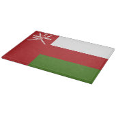Oman-Flagge Schneidebrett (Ecke)