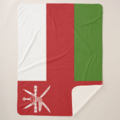 Oman-Flagge Sherpadecke (Vorderseite)