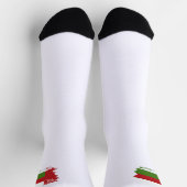 Oman-Flagge Socken (Oben)