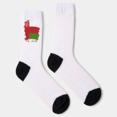 Oman-Flagge Socken (Rechts)