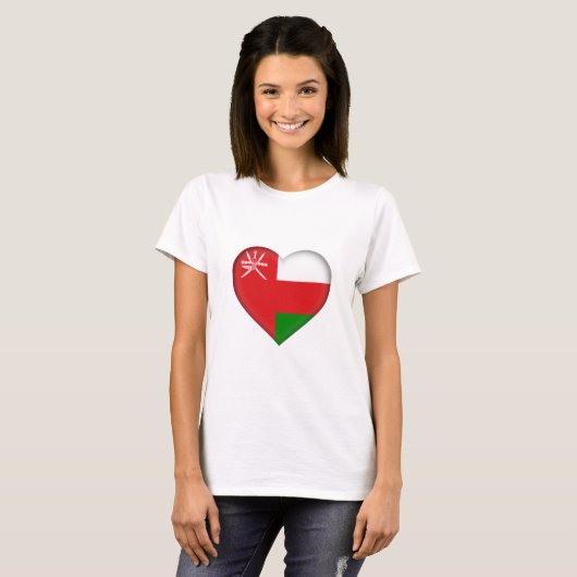 Oman-Flagge T-Shirt (Vorne ganz)