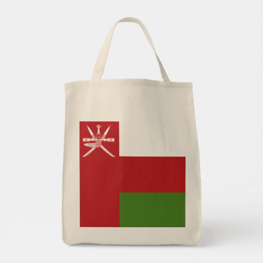 Oman-Flagge Tragetasche (Rückseite)