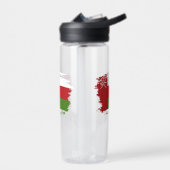 Oman-Flagge Trinkflasche (Links)