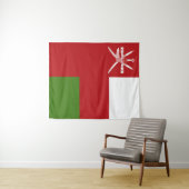 Oman-Flagge Wandteppich (Beispiel (Horizontal))