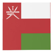 Oman-Flagge Würfel (Vorderseite)