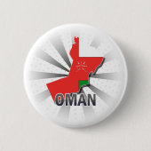 Oman-Flaggen-Karte 2,0 Button (Vorderseite)