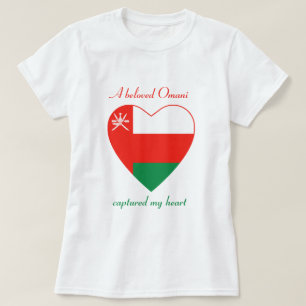 Oman-Flaggen-Schatz-T - Shirt