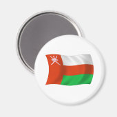 Oman-Flaggenmagnet Magnet (Vorderseite/Rückseite)