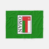 Oman Fleecedecke (Vorderseite (Horizontal))