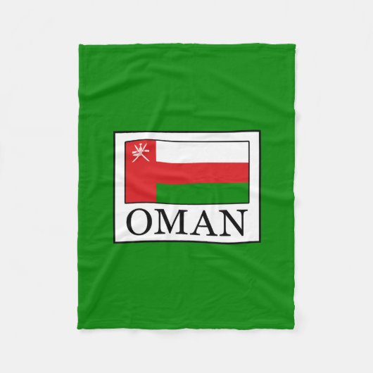 Oman Fleecedecke (Vorderseite)