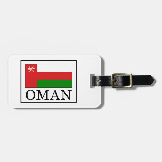 Oman Gepäckanhänger (Vorderseite horizontal)