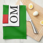 Oman Geschirrtuch (Viertel Falte)