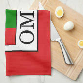 Oman Geschirrtuch (Viertel Falte)