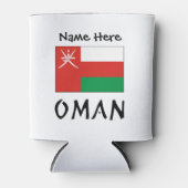 Oman Imani Flag Personalisiert Dosenkühler (Vorderseite)