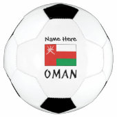Oman Imani Flag Personalisiert Fußball (Vorderseite)