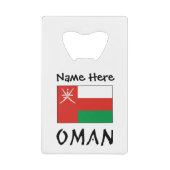 Oman Imani Flag Personalisiert Geldbeutel Flaschenöffner (Vorderseite)