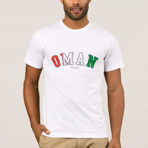 Oman in den Staatsflaggefarben T-Shirt