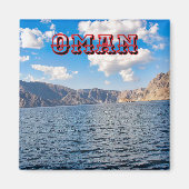 Oman Landschaft Magnet (Vorne)