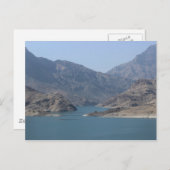 Oman - Landschaft - See Postkarte (Vorne/Hinten)