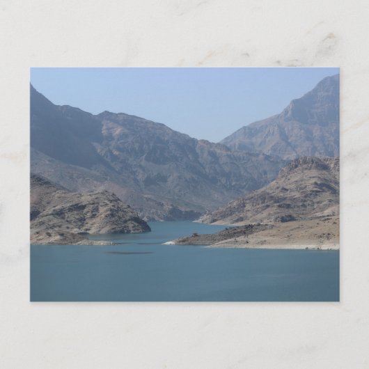 Oman - Landschaft - See Postkarte (Vorderseite)