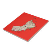 Oman Map Tile Fliese (Seite)