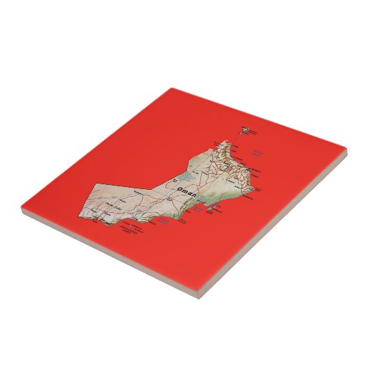 Oman Map Tile Fliese (Seite)