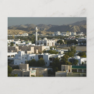 Oman, Maskat, Qurm. Gebäude im Gebiet Qurm / 2 Postkarte