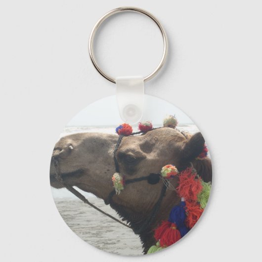 Oman Muscat Camel Foto Art Print Schlüsselanhänger (Vorderseite)