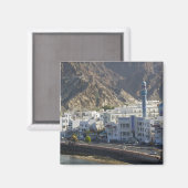 Oman, Muscat, Mutrah. Gebäude entlang Mutrah Magnet (Vorderseite/Rückseite)