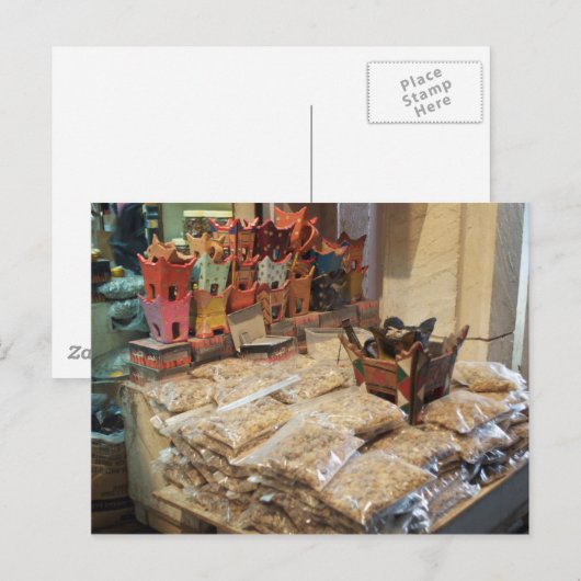 Oman - Muscat - Old Muttrah Souk Postkarte (Vorne/Hinten)