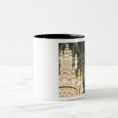 Oman, Muscat, Sultan-Qaboos-Moschee Zweifarbige Tasse (Mittel)