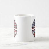 Oman Omani American USA Tree Roots Flag Kaffeetasse (Mittel)