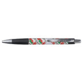 Oman Omani Flag Tiled Personalisiert Kugelschreiber (Rückseite)