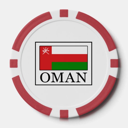 Oman Pokerchips (Vorderseite)