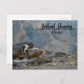 Oman postcard Jabal Shams Postkarte (Vorne/Hinten)