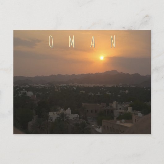 Oman Postkarte (Vorderseite)