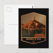 Oman Postkarte (Vorne/Hinten)