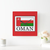 Oman Quadratische Wanduhr (Zuhause)