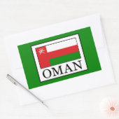 Oman Rechteckiger Aufkleber (Umschlag)