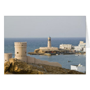 Oman, Region Sharqiya, Sur. Türme von Al Ayajh